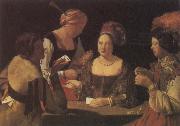 Georges de La Tour The Card-Sharp with the Ace of Diamonds china oil painting artist